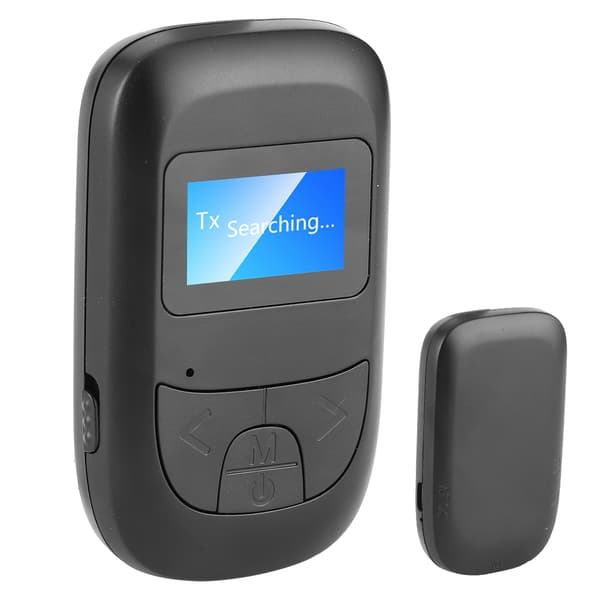 Bluetooth 5.0 Audio Adapter Trådløs Sender Mottaker for Bil PC Høyttaler 3.5mm LCD-skjerm