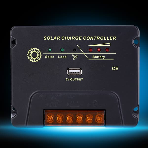 MPPT Solarladdningsregulator 12V 24V 20A CPY Enkelchip Kontrollkort