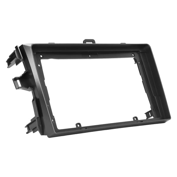 9 Tommer Sølv Bil Stereo Radio Fascia 2DIN ABS Audio Panelramme Udskiftning til Corolla 2006‑2013