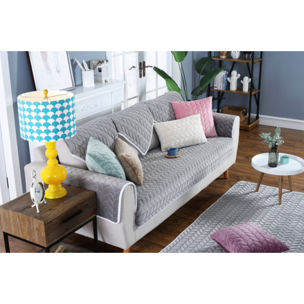 Moderni minimalistinen sohvatyyny, mukava pehmoinen cover(harmaa, 70*90),