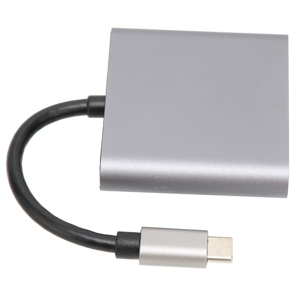 USB C Dubbel HDMI Adapter 4K 5Gbps 60W Laddningsdockningsstation för Mac