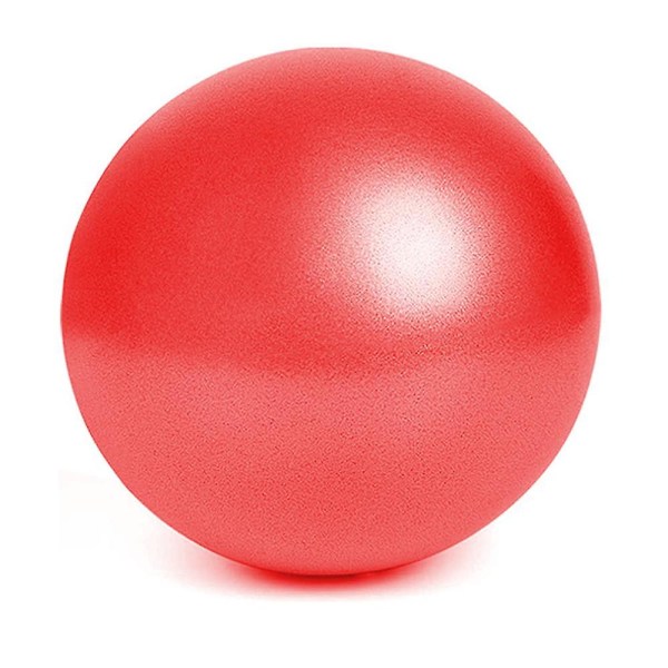 Mini Fitness Ball - Käytä Pilates. Täytä mukana toimitetulla oljilla. Perustyö. Pumppua ei tarvita! Red