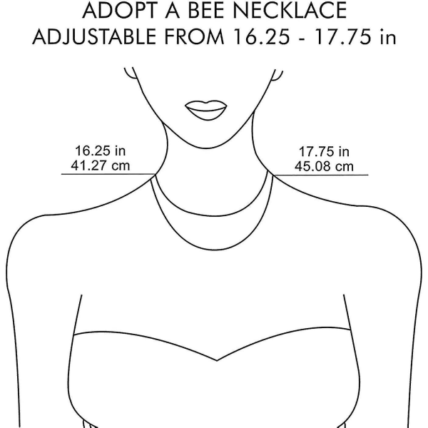 3 stk-sæt Project Honey Bees - Adopter A Bee Necklace, S925 Sterling Silver Yellow Bees øreringe og halskæde sæt Ns2