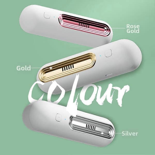 Multifunksjonell kjøleskapsdeodorant - USB oppladbar luktfjerner for fryser og bil, langvarig friskhet Rose Red