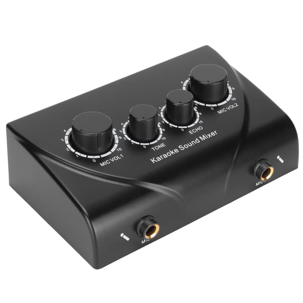Karaoke Front Effector Kompakt Bærbar Digital Linjemikser DJ Musikk Scene KTV Rom US Plug 100‑240V