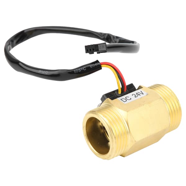 YFB10 Hall Flow Sensor G1in Turbin Vannstrømmåler Teller DC24V 2 til 50L MIN