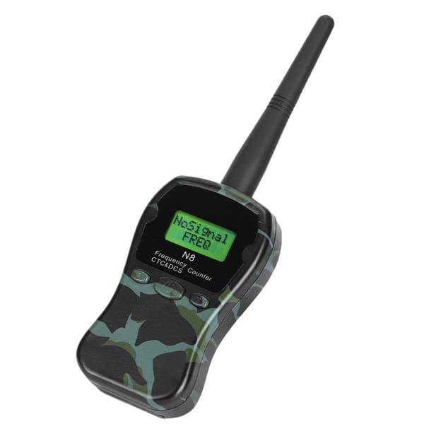 N8 Bærbar Radiofrekvenstæller Meter Walkie Talkie med CTCSS DCS Dekoder til Bil Marine Camouflage Farve