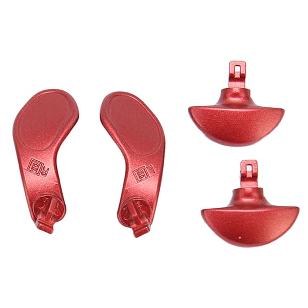 4 stk. PS5 Edge Controller Metall Bakside Paddler Profesjonell Erstatning Røde Knapper