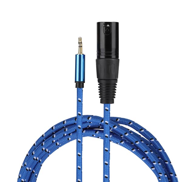 3M 3,5 mm stereo han til XLR han lydadapterkabel patchkabel