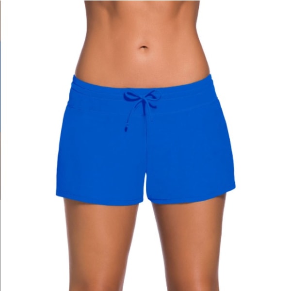 Naisten kesäuimapuku Matala Rise Solmio Plus Size Boxer XL (sininen),