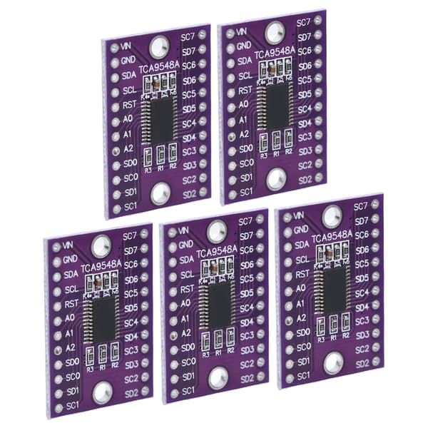 5 stk. TCA9548A I2C 1 til 8 Kanal Ekspansjonskort Modulsett for DIY