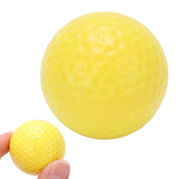 2-lagers Golf Flytande Boll Vatten Range Utomhus Sport Träning Gul