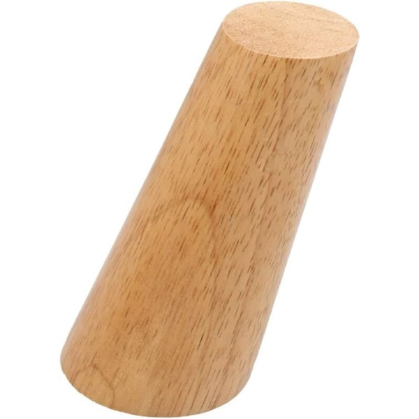 Sofaben massivt træ bordben møbelfødder (55*4*15 point runde eukalyptus træ ben skrå mund 4 stk)Suitab