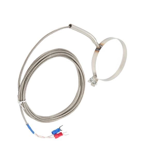 60 mm K-type termoelement temperaturføler i rustfrit stål 0-400C gevind industriel 2 m 6,6 ft