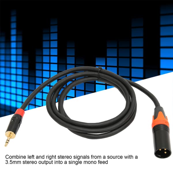 Mini Jack - XLR-sovitinkaapeli - 3,5 mm Aux - XLR-urosäänikaapeli - 1,5 m