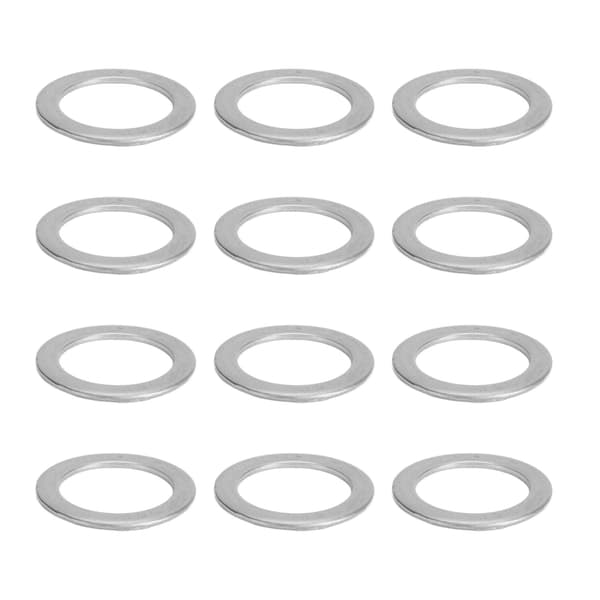 120 st platta brickor i rostfritt stål, 8 mm innerdiameter, 11 mm ytterdiameter, underhållstillbehör