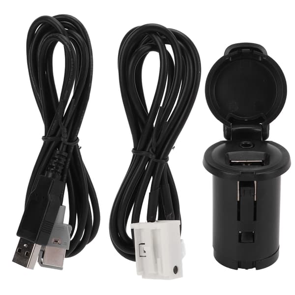 USB Stereo Adapter Plug Kabel Kit för Peugeot 206 207 307