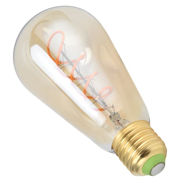 Dimbar LED-pære 4W E27 Varmt Lys 110V Transparent Glass Høy Lystransmisjon
