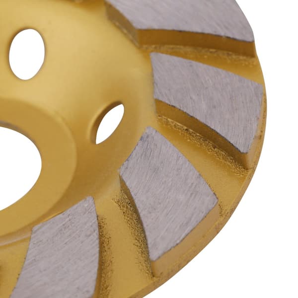 10cm Diamantsegment Slipskiva 6 Hål För Marmor Betong Sten