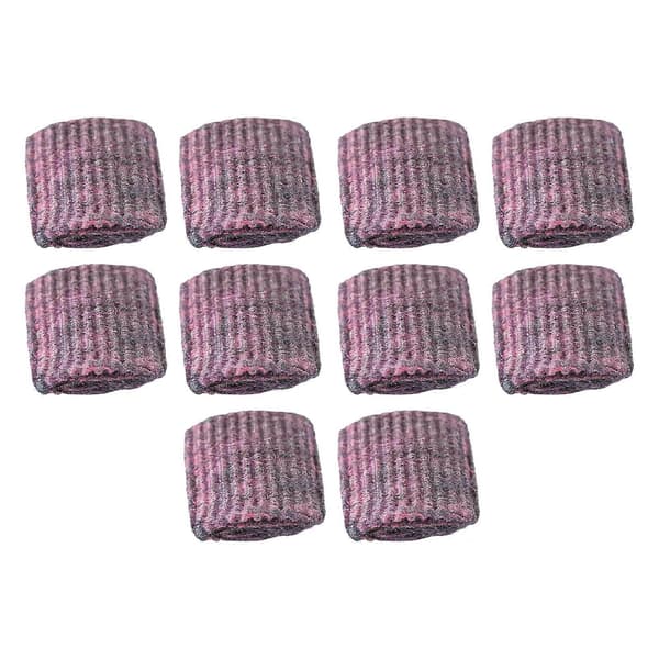 10 stk. stålullsåpeputer, sterke dekontaminerende ståltrådkuler for fliser 10pcs