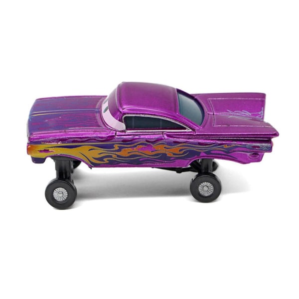 Bilar Toy Racing Driver Lila högbent Ramone Legering Barnleksaksbil modell