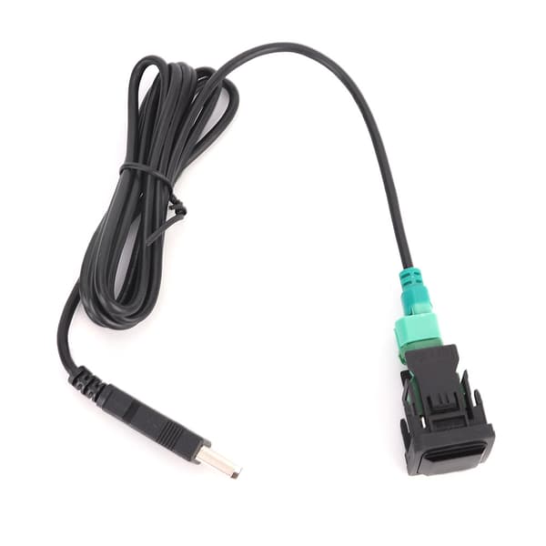 Bilradio USB Knap Switch Konverter Kabel Adapter Audio Dele