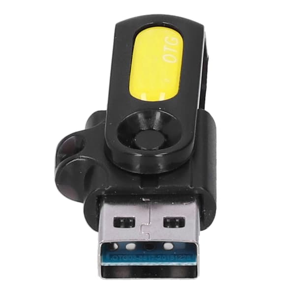Android V8 OTG Adapter USB 2.0 3.0 PD Bærbar Datakonverter Gul