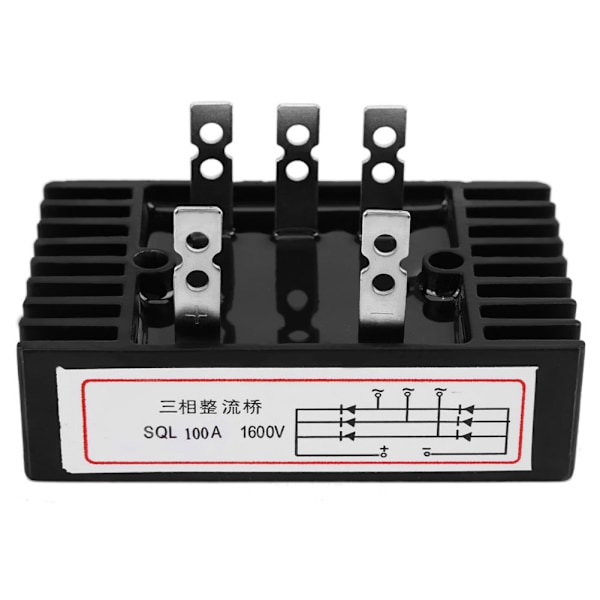 SQL100A 1600V Trefase Diode Bro Likretter AC til DC Konverter