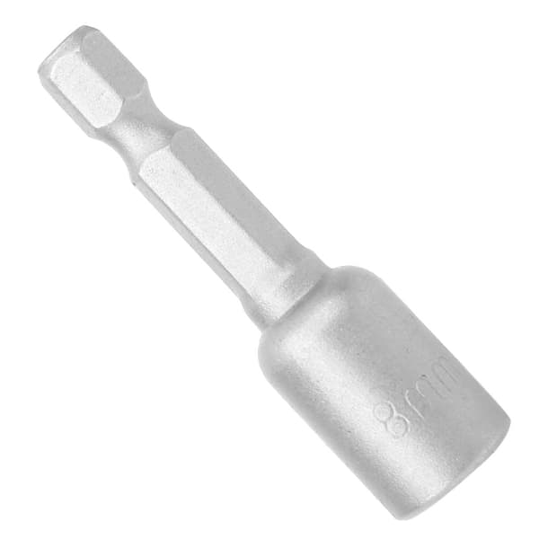 Magnetisk sekskant topnøgle sæt 5 stk 50mm længde 8mm diameter sort overflade