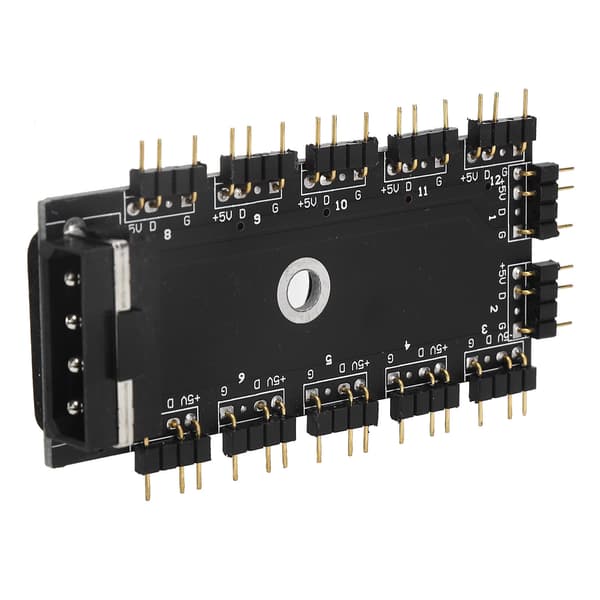11-vejs Splitter Hub 3PIN ARGB Interface Extender RGB LED Kontrolenhed Tilbehør 5VIDE Interface