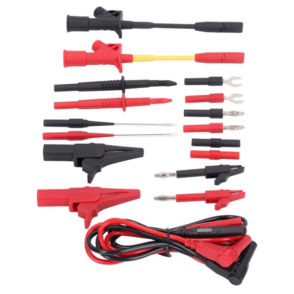 Multimeter Testledning Krokodilleklemme Bananstik Piercing Probe Sæt Kit til Vedligeholdelse