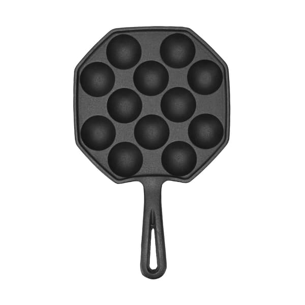 Blækspruttefrikadeller Stegepande 12 Gitre Takoyaki Non-Stick Støbejern