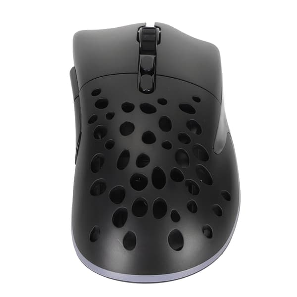 Trådløs Gaming Mus RGB Bakgrunnsbelyst Ergonomisk Dobbel Modus Programmerbare Taster Justerbar DPI for Kontorstudier