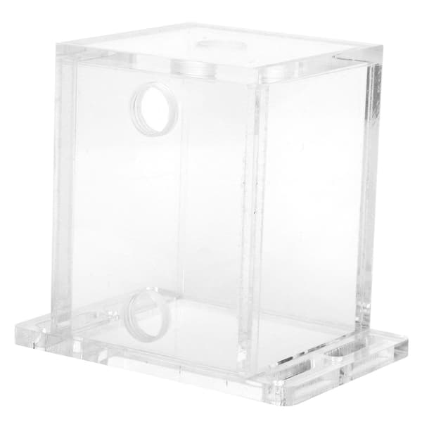 GQSXT3 Akryl Vanntank Helt Transparent 3 Hull Vannkjøler Utvidelsesfeste for Datamaskin CPU