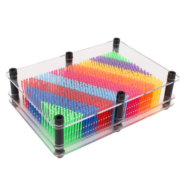3D Handavtryck Ansiktsskulptur Transparent Akryl Klon Rolig Sprattleksak för Barn