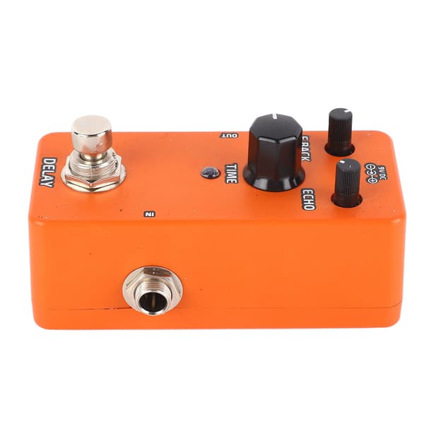 Elektrisk Guitar Effektpedal Enkelt Blok Mini Modulation Forstærker Simulation Pedal Orange Delay