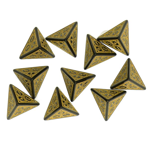 10 st Tärningsset Polyhedral Tärningar Rollspel RPG Spel Akryl DND Brädspel Tillbehör Tärning D4