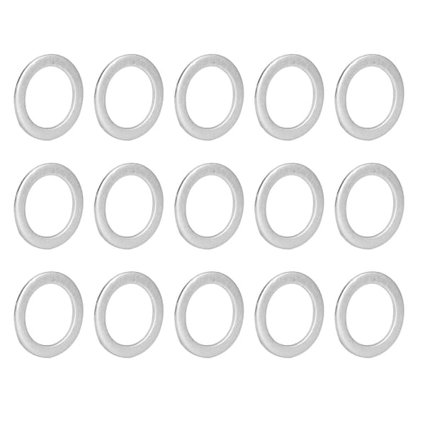 120 st platta brickor i rostfritt stål, 8 mm innerdiameter, 11 mm ytterdiameter, underhållstillbehör