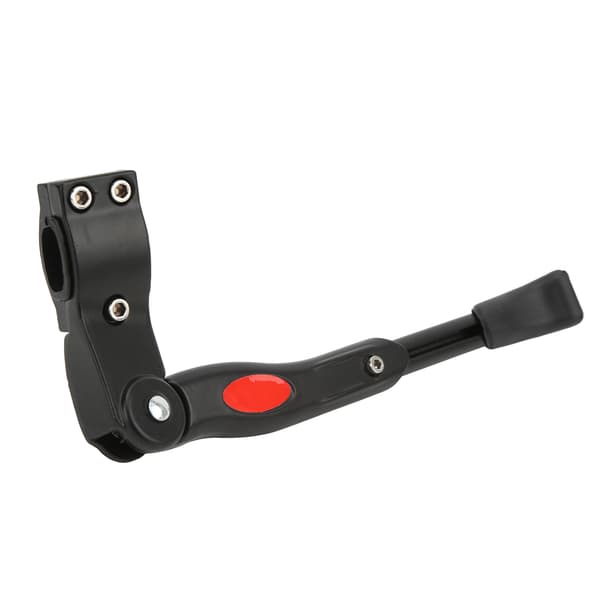 Justerbart cykelstöd i aluminiumlegering, sidostöd, stabil säkerhet, svart