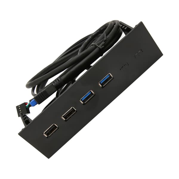 USB Frontpanel 2 USB 2.0 2 USB 3.0 Höghastighetsöverföring 5.25 Tum Dator Expansionskort 4 Portar