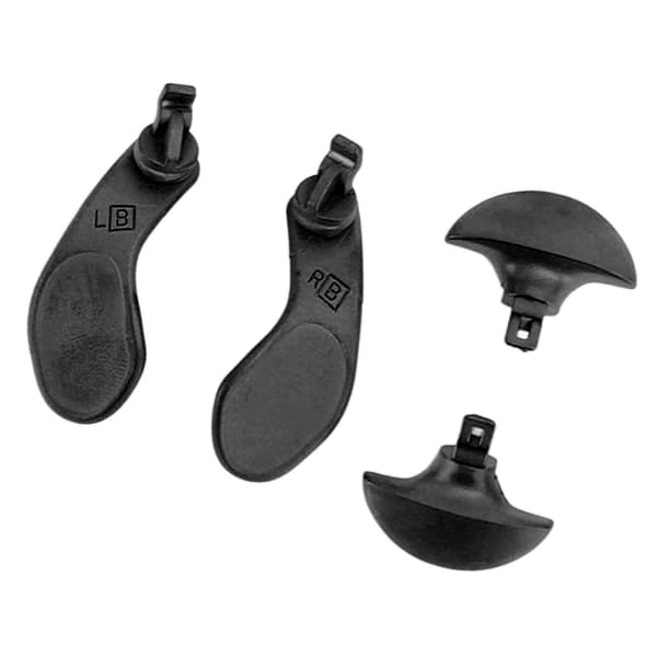 4 STK PS5 Bagknapper Professionelle Holdbare Metal Bagpadler Reservedele Sort