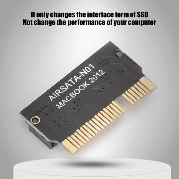 SATA M.2 NGFF SSD -sovitin Macbook 2012 -kiintolevylle, levylle, ilman ohjainta