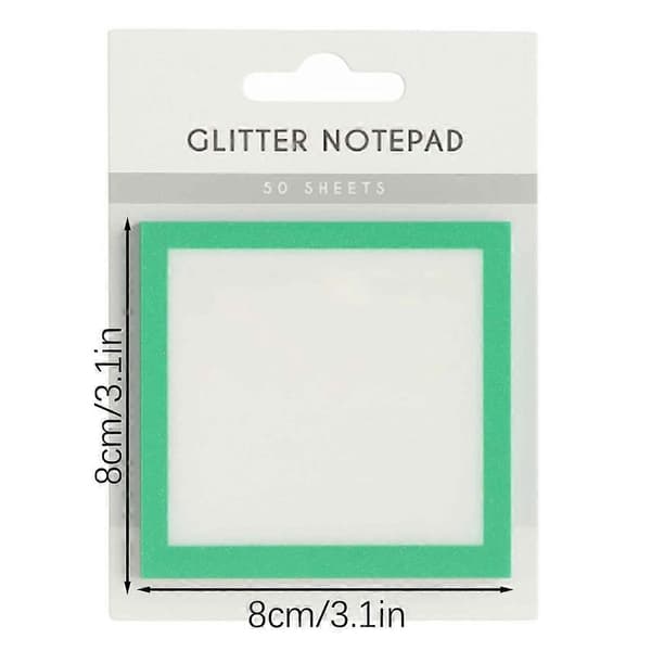 Gennemsigtige Sticky Notes Perfekt til Studie, Arbejde, Boligindretning, Håndværksartikler Blue