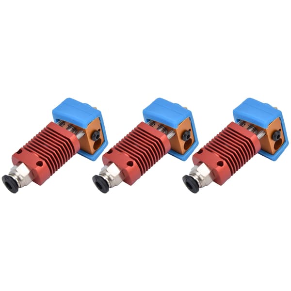 Ekstruder Hotend Kit Aluminiumlegering Messing 3D Printerdele med dyser til Ender 3 Pro