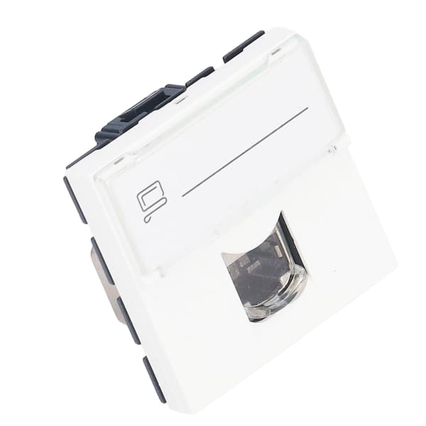 CAT6A Skærmet RJ45 Netværks Jack Modul Fransk Adapter ABS Computertilbehør