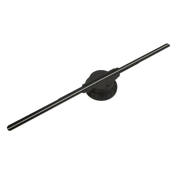 3D Holografisk Vifte 276 LED WiFi APP-kontroll Hologram Projektorvifte for Windows Android iOS 100‑240V 19,7 Tommer US Plug