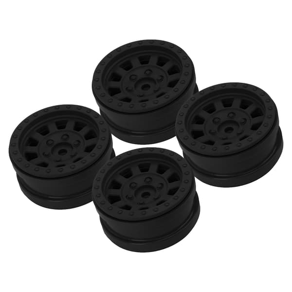 19 Tommer RC Beadlock Hjul til Axial SCX10 Traxxas 1 10 Crawler Biler Sort