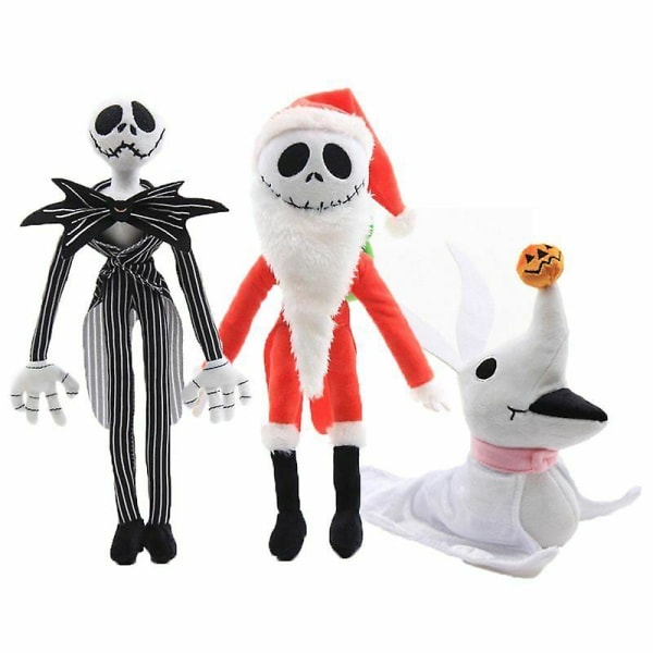 Painajainen ennen joulua Jack Skellington Santa Jack Zero Pehmo One size