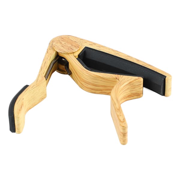 Gitarr Capo Aluminiumlegering Massivt Trä Akustisk Elgitarr Ukulele Stämklämma