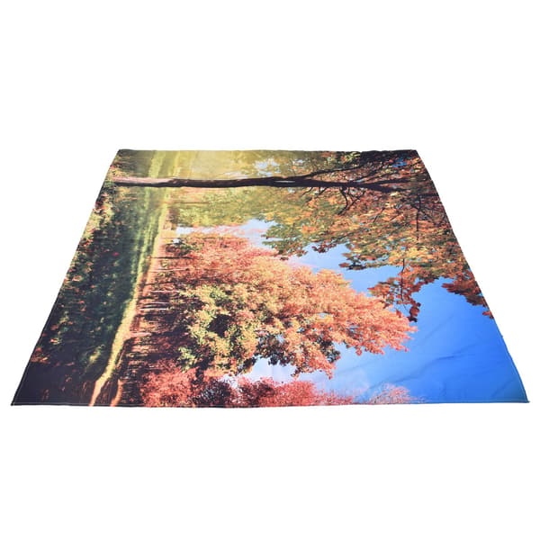 Väggbonad med skogsmönster 150x150cm för vardagsrum, sovrum, heminredning